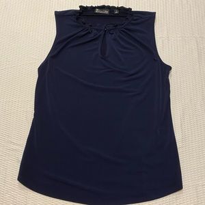 Womens navy blue blouse